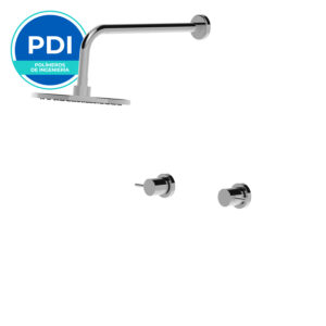 Juego para bañera y ducha de 2 llaves sin transferencia
