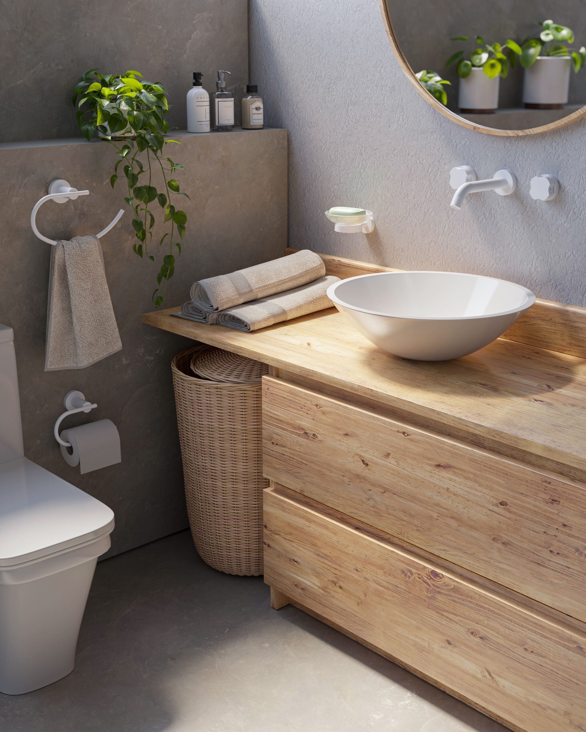 Toallero barral white - Imagen 2