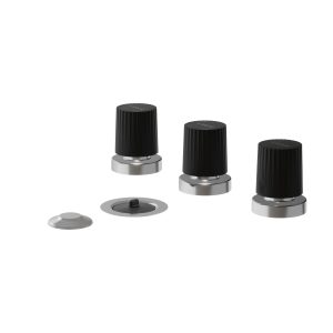 Juego para bidé de 2 llaves y transferencia black