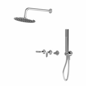 Juego para bañera y ducha de 2 llaves con transferencia